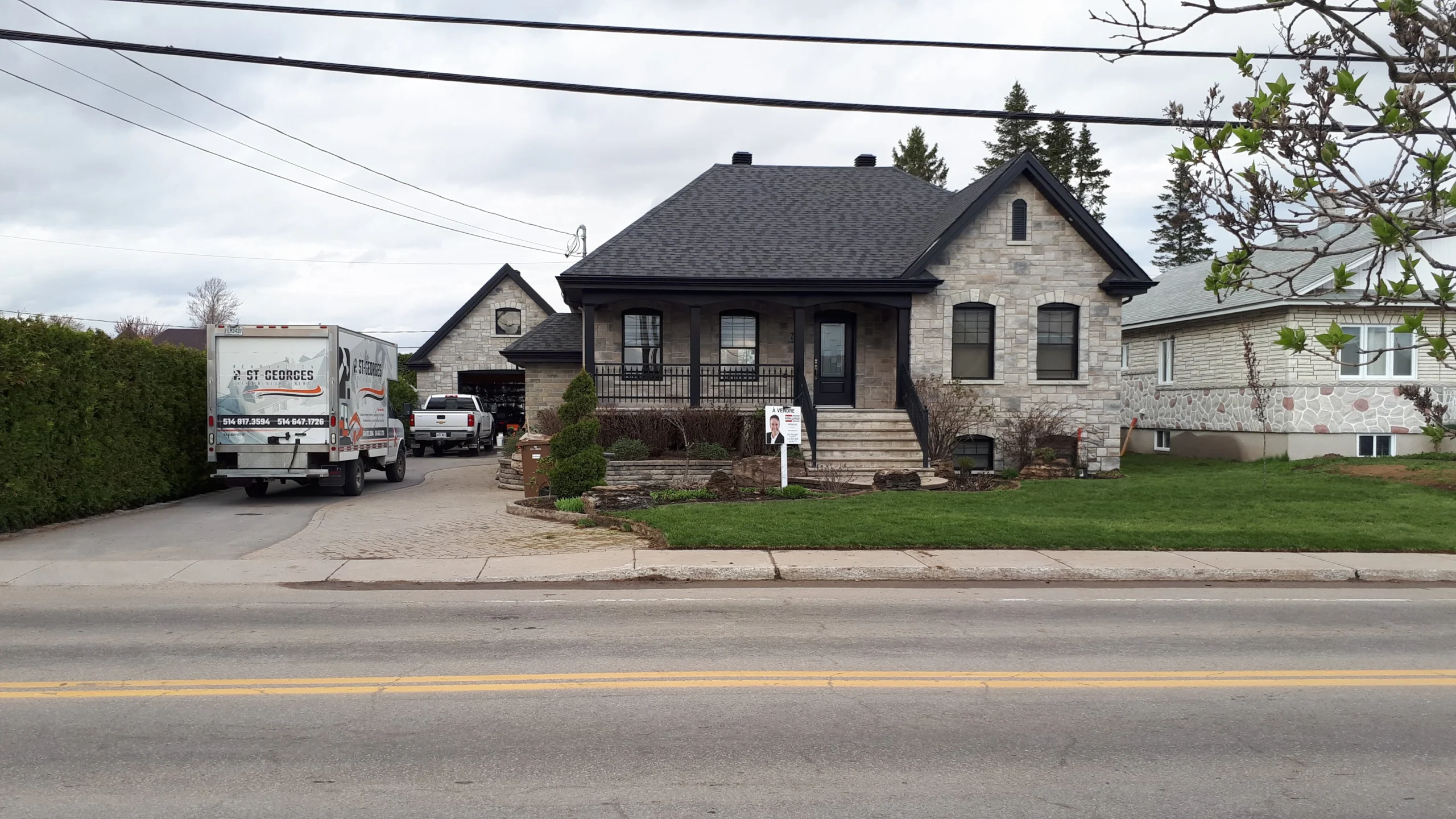 Projet de rallonge de b&acirc;timent r&eacute;alis&eacute; par R&eacute;novation P St-Georges en Lanaudi&egrave;re